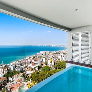 Avalon - 801 Sky Bar Pool 3 Bedroom In Amapas Holiday home Puerto Vallarta